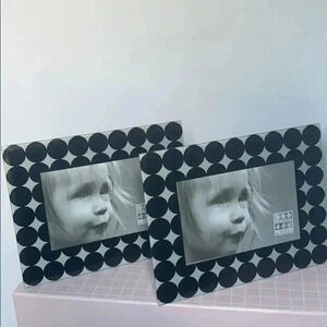 Six Trees Black and White PolkaDot Picture…